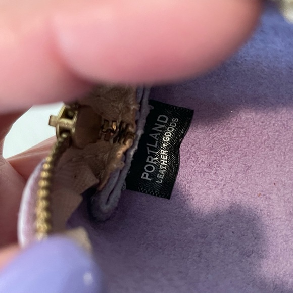 Portland Leather Tiny Taco Keychain in Lilac - Picture 2 of 10